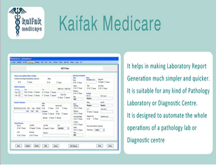 Kaifak Medicare is a Pathology Laboratory and a Diagnostic Center, which does the whole medical check and generates reports of an candidate applied 

for visa